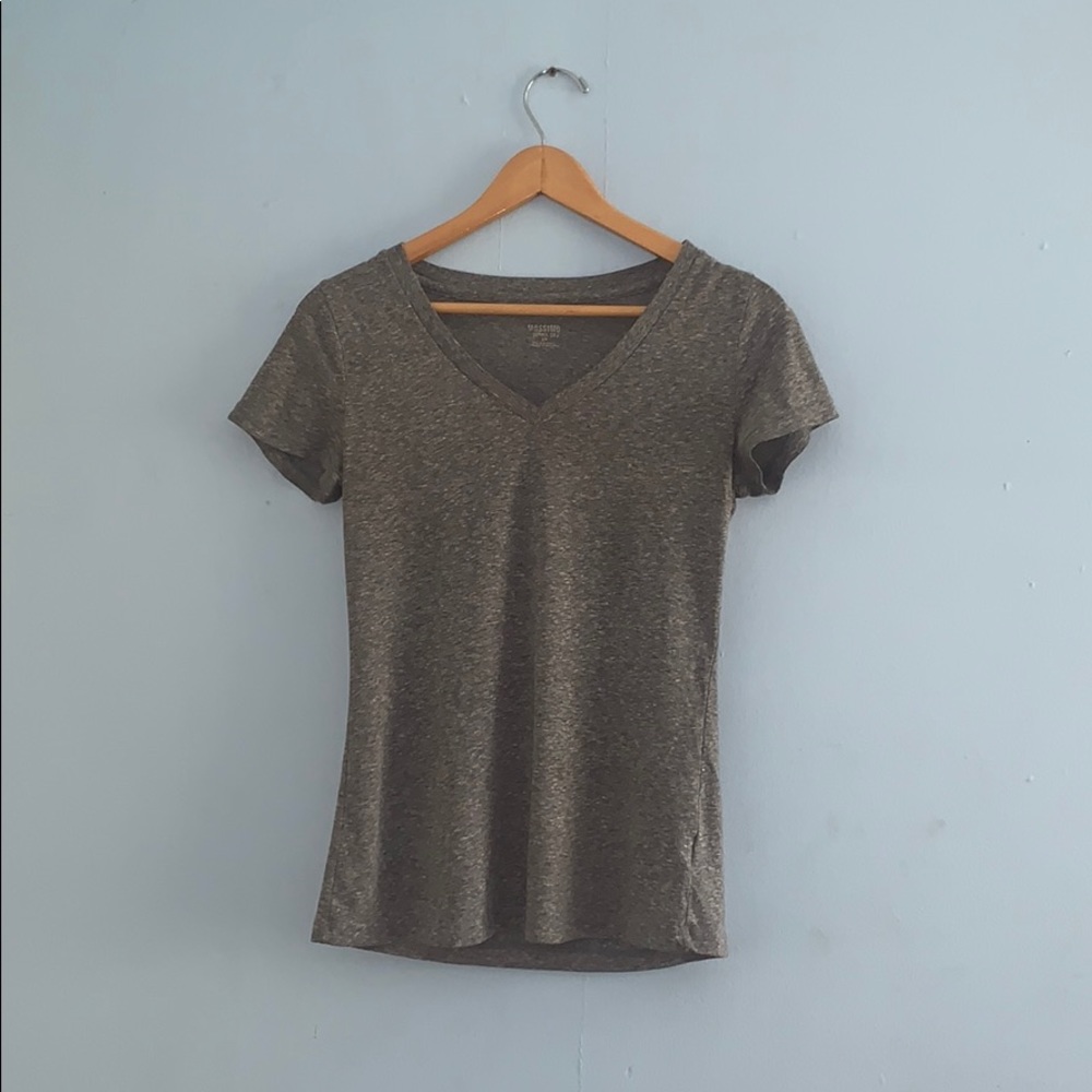 Gray Women’s V-Neck